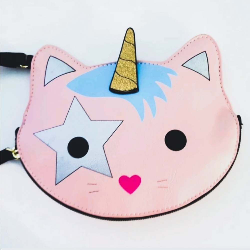 Betsey Johnson Pink Cat-icorn Wristlet